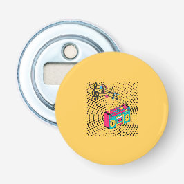 Retro Audio Boombox. Flaschenöffner