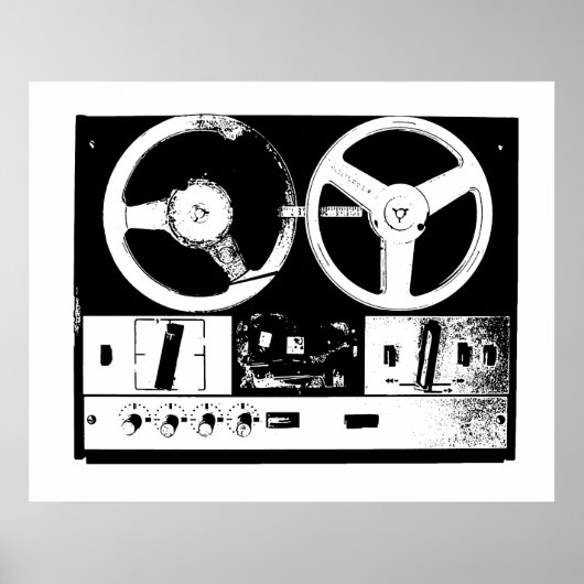 Retro-Audio Poster (Vorne)
