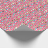 Retro Audio Tapes: 80er Style. Geschenkpapier (Ecke)