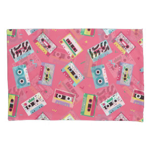 Retro Audio Tapes: 80er Style. Kissenbezug