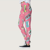 Retro Audio Tapes: 80er Style. Leggings (Links)
