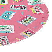 Retro Audio Tapes: 80er Style. Schneidebrett (Ecke)