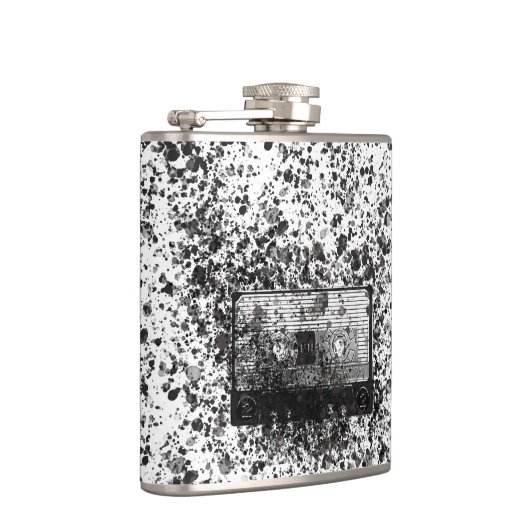 Retro-Audiokassette Flachmann (Rechts)