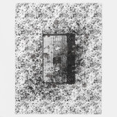 Retro-Audiokassette Fleecedecke (Vorderseite)