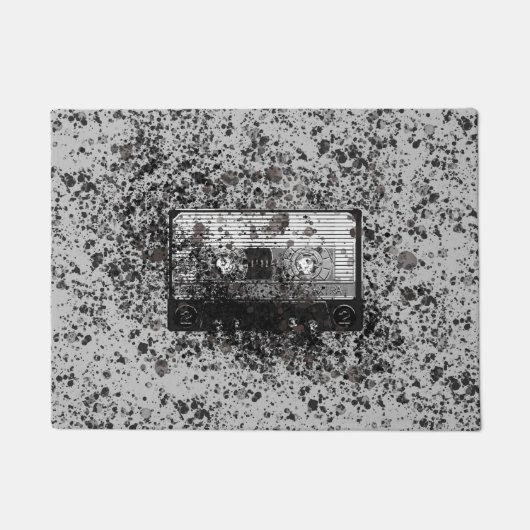 Retro-Audiokassette Fußmatte (Vorderseite)