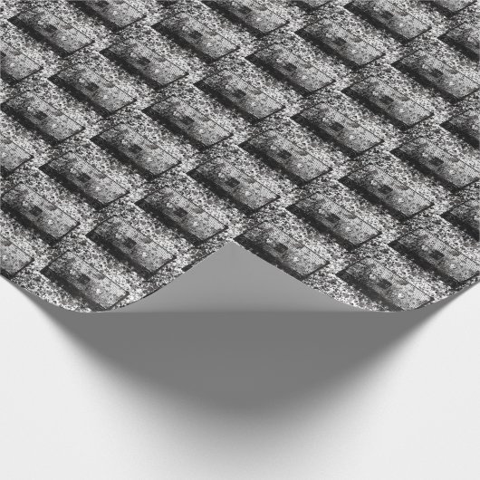 Retro-Audiokassette Geschenkpapier (Ecke)