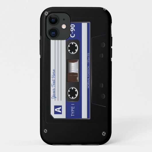 Retro AudioKassette iPhone 5 Fall Case-Mate iPhone Hülle (Rückseite)