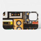 Retro-Audiokassette iPhone Hülle (Rückseite (Horizontal))