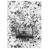 Retro-Audiokassette Klemmbrett (Rückseite)