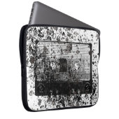 Retro-Audiokassette Laptopschutzhülle (Vorne Rechts)