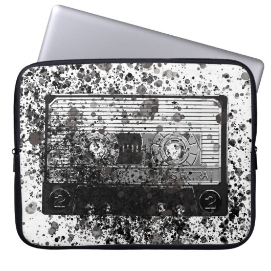 Retro-Audiokassette Laptopschutzhülle (Vorderseite)