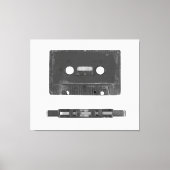 Retro-Audiokassette Leinwanddruck (Vorderseite)