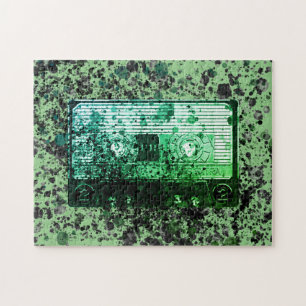 Retro-Audiokassette Puzzle