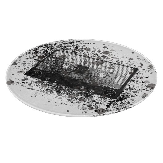 Retro-Audiokassette Schneidebrett (Ecke)