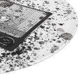Retro-Audiokassette Schneidebrett (Ecke)