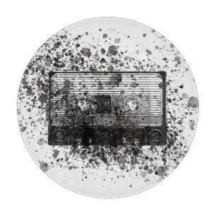 Retro-Audiokassette Schneidebrett