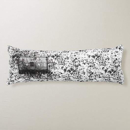 Retro-Audiokassette Seitenschläferkissen (Vorderseite)
