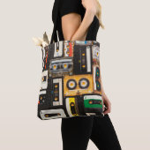 Retro-Audiokassette Tasche (Von Nahem)