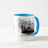 Retro-Audiokassette Tasse (VorderseiteRechts)
