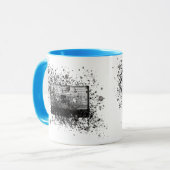 Retro-Audiokassette Tasse (Vorderseite Links)