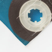Retro-Audiokassetten Fleecedecke (Ecke)