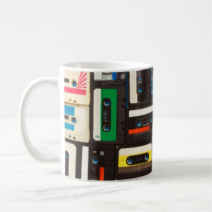 Retro-Audiokassetten Kaffeetasse