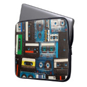 Retro-Audiokassetten Laptopschutzhülle (Vorderseite Links)