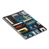 Retro-Audiokassetten Notizblock (Rechte Seite)