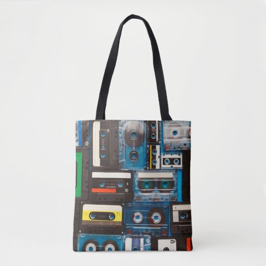 Retro-Audiokassetten Tasche (Vorderseite)