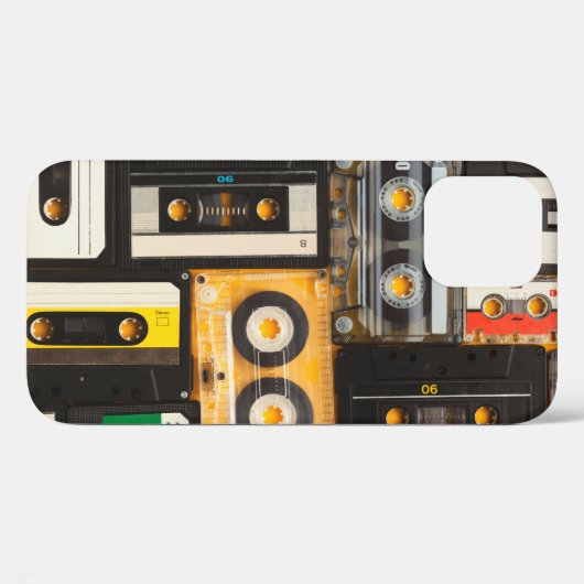 Retro-Audiokassettenband Case-Mate iPhone Hülle (Rückseite (Horizontal))