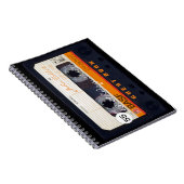 Retro Audiotape 55th birthday Guest Book Notizblock (Rechte Seite)