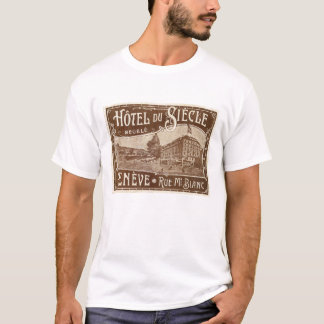 Retro Aufkleber Hotel Du Siecle T-shirt