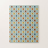 Retro-Augenmuster Puzzle (Vertikal)