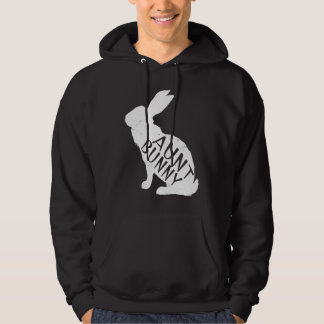 Retro Aunt Bunny  Auntie Rabbit Matching Family Ea Hoodie