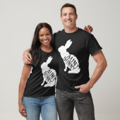 Retro Aunt Bunny Auntie Rabbit Matching Family Ea T-Shirt (Unisex)