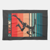 Retro - Ausführen Geschirrtuch (Horizontal)