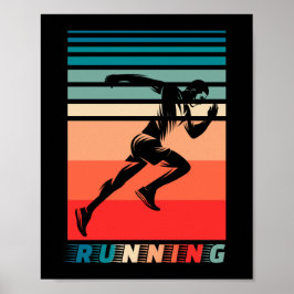 Retro - Ausführen Poster