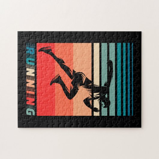 Retro - Ausführen Puzzle (Horizontal)