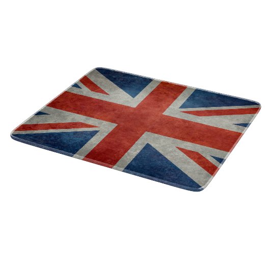 Retro Ausschnitbrett der BRITISCHEN britischen Schneidebrett (Ecke)