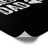 Retro Aussiedoodle Dad Papa Father's Day Aussie Do Poster (Ecke)