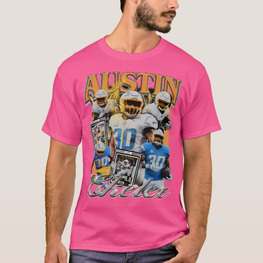 Retro Austin Ekeler T-Shirt (Vorderseite)