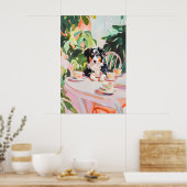 Retro-Australian Shepherd-Plakat, Australian Poster (Küche)