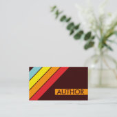 Retro-AUTHOR Visitenkarte (Stehend Vorderseite)