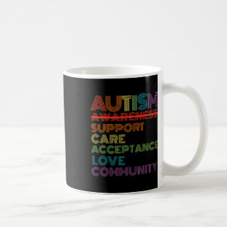 Retro Autism Awareness Teacher School of Women Me Kaffeetasse
