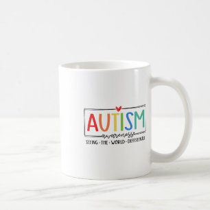 Retro Autismus sieht die Welt anders Autismus A Kaffeetasse