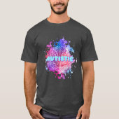Retro Autistic Paint Spritzer Brain Shirt (Vorderseite)