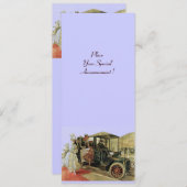 RETRO-AUTO , AUTO-RESTORATION 2,rot-gelb Ankündigung (Vorne/Hinten)