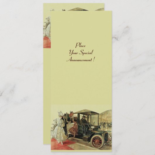 RETRO-AUTO , AUTO-RESTORATION 2,rot-gelb Ankündigung (Vorne/Hinten)