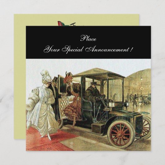 RETRO-AUTO , AUTO-RESTORATION 2,rot-gelb Ankündigung (Vorne/Hinten)