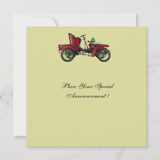 RETRO-AUTO , AUTO-RESTORATION 2,rot-gelb Ankündigung (Rückseite)